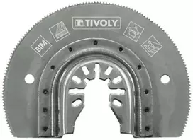 Tivoly Geležtė universali multifunkciniam įrankiui 87mm, segment, BiM, medienai, plastikas ir metalas