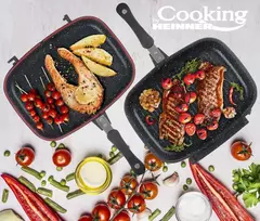 Cooking By Heinner Stačiakampė dviguba grilio keptuvė, aliuminio, 36x24x7,5 cm, tamsios linijos klasika, gamina Heinner