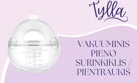 TYLLA vakuuminis pieno surinkiklis / pientraukis