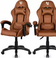 Prototype Pasukama biuro žaidimų kėdė, atlošiama stalo kėdė, XL dydžio Ruda Alcantara