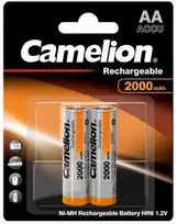 Baterija - Camelion HR6 AA 2000mAh 1.2V Įkraunamos baterijos 2 vnt