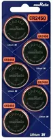 Baterija - Murata CR2450 3V Ličio Monetinė Elementas 24.5mm x 5.0mm 5 vnt.