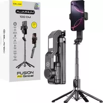 Blavec Selfie Stick Aliuminio Fusion P-10 Gimbal tripod + pilot 1 metras (SSFP10G-TRB10) juodos spalvos