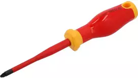 Toya Sa Poland Izoliuotas atsuktuvas elektrikui | labai plonas | PZ2 x 100 mm | 1000 V (YT-282657)