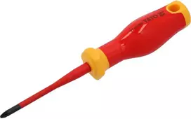 Toya Sa Poland Izoliuotas atsuktuvas elektrikui | labai plonas | SL/PZ1 x 80 mm | 1000 V (YT-282662)