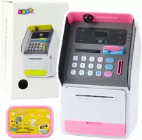 Lean Toys Vaikiškas bankomatas su PIN kodu, 27 x 17.5 x 15.5 cm
