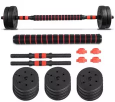 Tomaz Sport Keičiamo Svorio Hantelių ir Štangos Komplektas, 20 kg