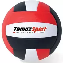 Tinklinio Kamuolys Tomaz Sport, Juodas and Raudona 18 panelių