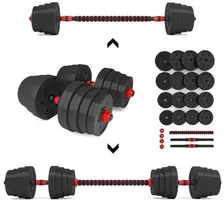 Tomaz Sport Keičiamo Svorio Hantelių ir Štangos Komplektas, 30 kg