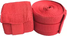 Bokso tvarstis THOMS Real Raudona 5cm x 4,5m iš 100% medvilnės