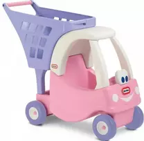 Vaikiškas pirkinių vežimėlis Little Tikes Cozy Coupe rožinis