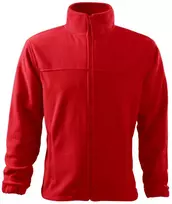 Vyriškas Flisinis Džemperis RIMECK Jacket 501, Raudona 280 g/m²