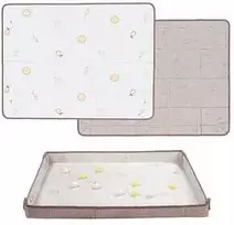Taf Toys dvipusis vandeniui atsparus putų kilimėlis Fold and Fun, 150 × 180 su kamuoliukais