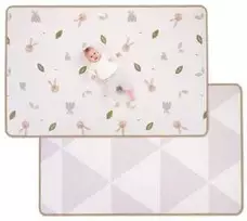 Taf Toys dvipusis vandeniui atsparus putų kilimėlis Roll & Play, 130×200