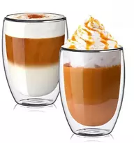 Winder Home Termo stiklinė 350 ml latte kavai su dvigubomis sienelėmis – 1 vnt.