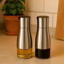 Winder Home Aliejaus dozatorius 320 ml – stiklinis butelis prieskoniams ir padažams