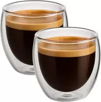 Winder Home Termo stiklinė 250 ml latte kavai su dvigubomis sienelėmis – 1 vnt.