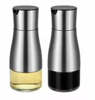 Winder Home Stiklinis aliejaus buteliukas su dozatoriumi – 2 vnt. po 320 ml