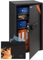 Brihard Business XXL LCD E Black Pearl biuro seifas