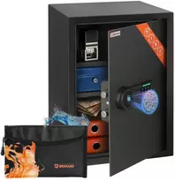 Brihard Business XL Biometric Black Pearl biuro seifas