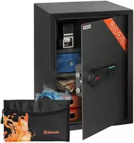 Brihard Business XL LCD E Black Pearl biuro seifas