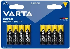 Varta Super Heavy Duty AA baterija 8vnt