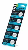 Baterijos VIDEX CR2016 (15 vnt.) 3V Lithium 80mAh