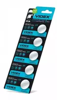 Baterijos VIDEX CR2025 (15 vnt.) 3V Lithium 160mAh