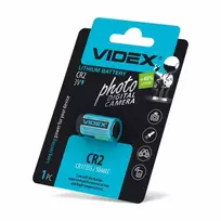 Baterija CR2 VIDEX (1 vnt.) Lithium, 3V, 800mAh