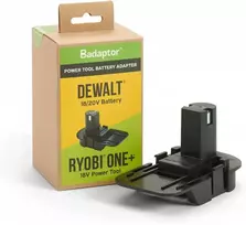 Akumuliatoriaus adapteris DEWALT XR akumuliatorius į Ryobi 18V įrankį, Badaptor BADAPTOR-DEW-RYO-BX – Naudokite DeWALT XR ličio akumuliatorius Ryobi 18V ONE+ sodo technikai maitinti