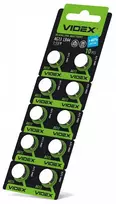 Baterijos AG13 / LR44 VIDEX (30 vnt.) 1.5V Alkaline 158mAh