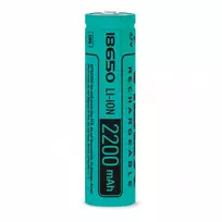 Įkraunama baterija 18650 VIDEX (1 vnt.) Li-Ion, 3.7V, 2200mAh