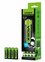 Baterijos AA VIDEX (MEGA PACK 60 vnt.) Alkaline, 1.5V, 2600mAh
