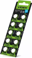 Baterijos AG10 / LR1130 VIDEX (30 vnt.) 1.5V Alkaline 78mAh