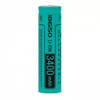 Įkraunama baterija 18650 VIDEX (1 vnt.) Li-Ion, 3.7V, 3400mAh