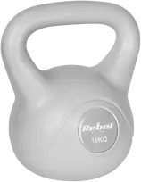Kettlebell Bituminis svarmuo 16 kg pilkas REBEL ACTIVE
