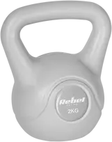 Kettlebell Bituminis svarmuo 2kg pilkas REBEL ACTIVE