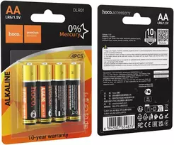 Alkaline battery R6 (AA) Hoco DLR01 4 pcs