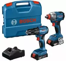 Įrankių rinkinys Bosch 06019N2124 (GDX 18V-285 + GSB 185-LI); 18 V; 2x2,0 Ah akum.