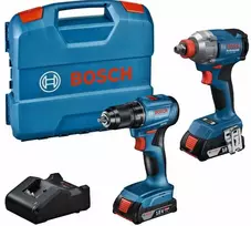 Įrankių rinkinys Bosch 06019N2123 (18V-285 + GSR 185-LI); 18 V; 2x2,0 Ah akum.