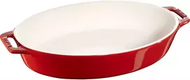STAUB COOKING Ovali keraminė lėkštė 2,3 ltr, raudona