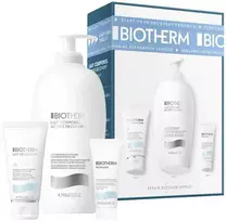 BIOTHERM RINKINYS (LAIT CORPOREL ACTIVE RECOVERY KŪNO LOSJONAS 400 ML + LAIT DE DOUCHE VALOMASIS DUŠO PIENAS 50 ML + BIOMAINS RANKŲ IR NAGŲ PRIEŽIŪROS PRIEMONĖ 20 ML)