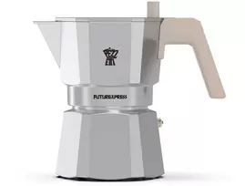 PEZZETTI FUTUREXPRESS aliuminio kavos virimo aparatas (3 puodeliai) - sidabrinis