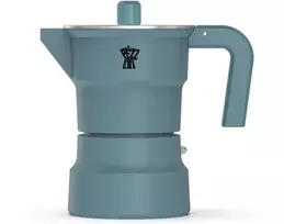 PEZZETTI SOLIDEXPRESS emaliuotas kavos virimo aparatas (3 puodeliai) – antikvarinio turkio spalvos