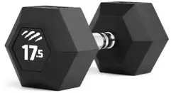 Svarmuo / hantelis TIGUAR Dumbbell HEX 5–50 kg (Svoris: 17.5kg)