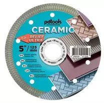 Pdtools Deimantinis diskas RELIEF ULTRA, sausam/šlapiam pjovimui, Ø125 mm, 22.2 mm