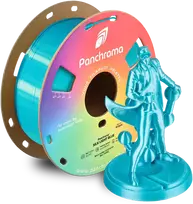 Polymaker Panchroma PLA Silk 1.75mm 1kg - Silk Light Mėlyna