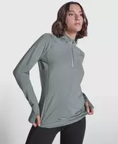 Roly Moteriškas priglundantis reglano džemperis ilgomis rankovėmis ESTAMBUL WOMAN Laurel žalias