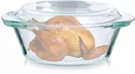 Stiklinis orkaitės indas su dangčiu 1 l + 270 ml