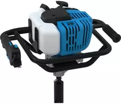 Benzininis žemės grąžtas, 52cc variklis, 1.45kW, su 100mm, 150mm ir 200mm grąžtais, sodininkystei ir kraštovaizdžio tvarkymui, žemės sraigtinis grąžtas
